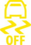נורת אזהרה – מערכת בקרת יציבות אלקטרונית (ESC) מושבתת