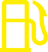 Low fuel level warning light