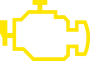 Emission control system warning light