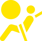 Kontrollampe for airbag