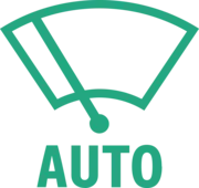 Testigo de la función limpiaparabrisas automático